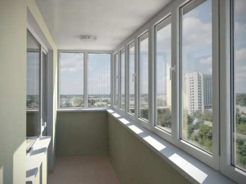 Балкон пластиковий WDS, Г-подібний, 3000x2000 мм
