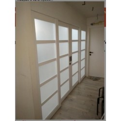 Міжкімнатні Двері BL-02 сатин білий Korfad ПВХ плівка