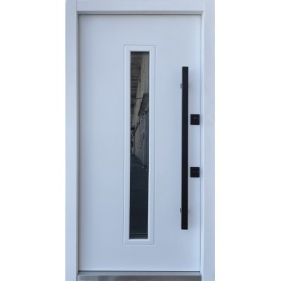 Вхідні Двері Vega Maxi Антрацит/білий Страж-1