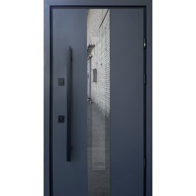 Вхідні Двері Vega Maxi Антрацит/білий Страж-0