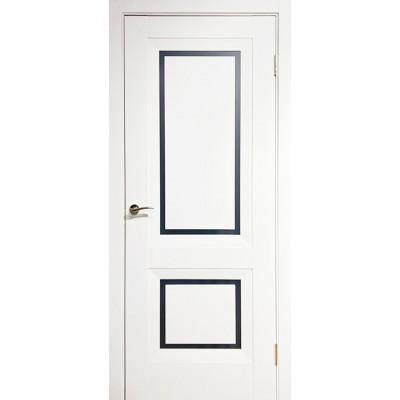 Межкомнатные Двери Греция BLK SUPER MATE Europe Doors ПВХ плёнка-1