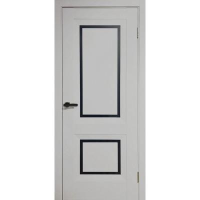 Межкомнатные Двери Греция BLK SUPER MATE Europe Doors ПВХ плёнка-2