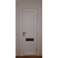 Міжкімнатні Двері CL-07 сатин білий Korfad ПВХ плівка