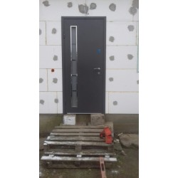 Вхідні Двері Мет/МДФ зі склопакетом Redfort