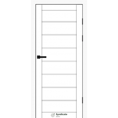 Межкомнатные Двери SD-PVC-102 белый Syndicate ПВХ плёнка-0