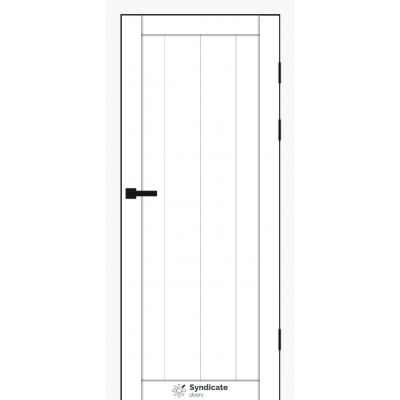 Межкомнатные Двери SD-PVC-115 белый Syndicate ПВХ плёнка-0