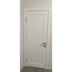 Міжкімнатні Двері ML-00Fc ясень білий "Папа Карло" ПВХ плівка