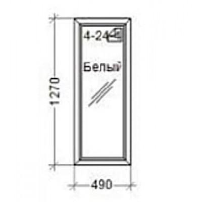 Окно 490*1270, глухое, Rehau Euro 70, стеклопакет однокамерный 32 мм с энергосберегающим стеклом, Харьков-0