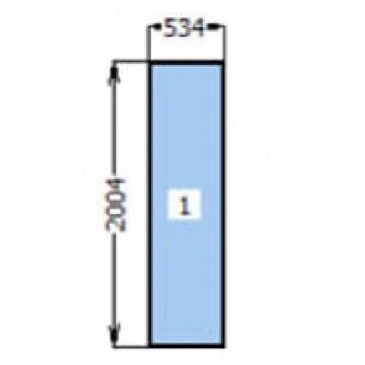 Склопакет 534х2004 мм, 42 мм, двокамерний, ціна за 2 шт, Харків-0