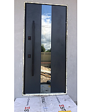 Вхідні Двері Vega Maxi Антрацит/білий Страж