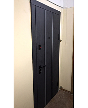 Входные Двери УЛЬТРА (квадро) Kale 535 Бетон антрацит / Бетон снежный Булат