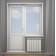 Балконный блок WDS 5S с глухим окном и поворотно-откидными дверями 1800 x 2200 мм-11-thumb