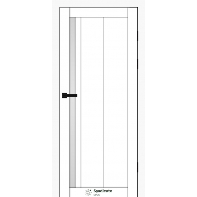 Міжкімнатні Двері SD-PVC-124 білий Syndicate ПВХ плівка-0