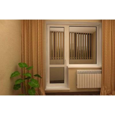 Балконний блок WDS 5S з глухим вікном і поворотно-відкидними дверима 1800 x 2200 мм-10