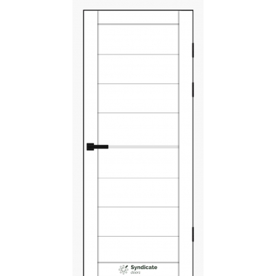 Межкомнатные Двери SD-PVC-129 белый Syndicate ПВХ плёнка-0