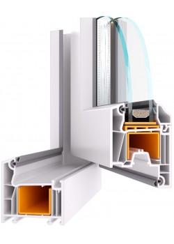 Металопластикове вікно WDS 5S глухе 1000 x 1000 мм