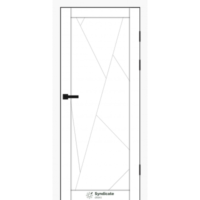 Межкомнатные Двери SD-PVC-131 белый Syndicate ПВХ плёнка-0
