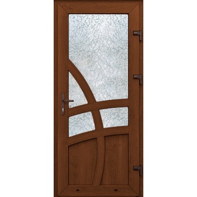 Металопластикові двері WDS Одинарні Модель 15-1