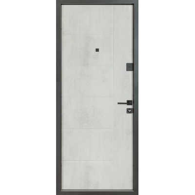 Входные Двери B-434 (квадро) Модель 155 Оксид темный/Оксид светлый Булат-1