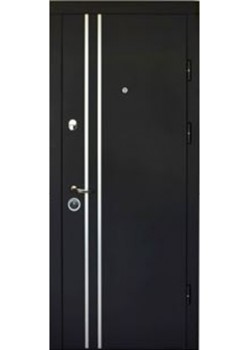 Двері ПК-189 М/183+К ЕЛІТ Софт чорний/білий мат Міністерство Дверей