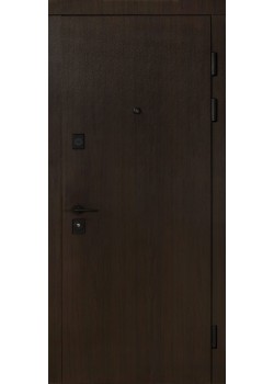 Двері B-82 (квадро) гладка/191 Венге темне/Вулична дуб полярний Булат