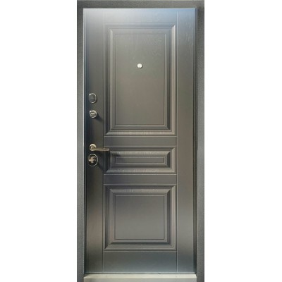 Вхідні Двері ПУ-3К-198 Сіра текстура Міністерство Дверей-1