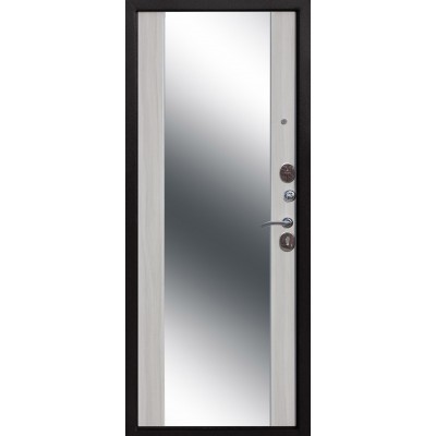 Входные Двери Сенатор 120мм Венге/Белый ясень зеркало Таримус-1