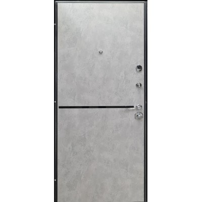 Входные Двери СТАТУС мод 513 бетон антрацит-бетон серый Булат-1