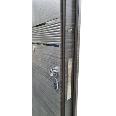 Входные Двери МАГНАТ мод 518 венге серый горизонт Булат-5