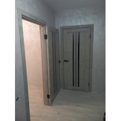 Міжкімнатні Двері Stella сірий бетон сатин білий Darumi Ламінатин