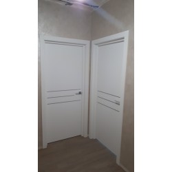 Міжкімнатні Двері Prima 3G ПГ білий мат Rodos Краска