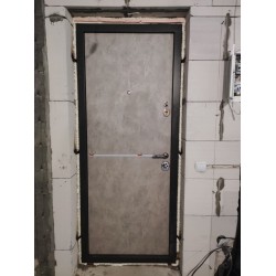Вхідні Двері СТАТУС мод 513 бетон антрацит-бетон сірий Булат