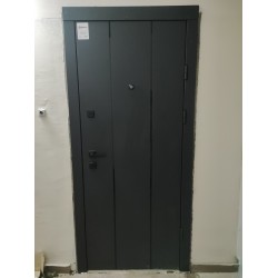 Вхідні Двері УЛЬТРА (квадро) Kale 535 Бетон антрацит / Бетон сніжний Булат