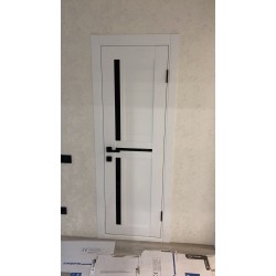 Межкомнатные Двери Lazio BLK Leador ПВХ плёнка