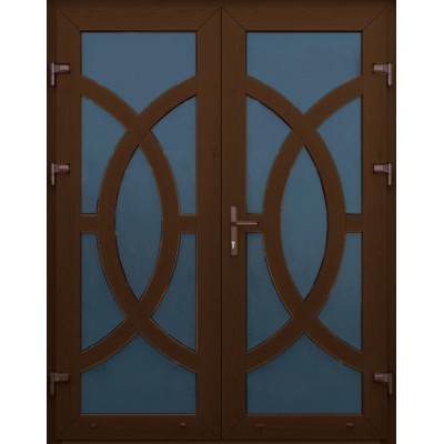 Металопластикові двері WDS Подвійні Модель 3-0