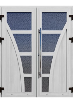Металлопластиковые двери WDS Двойные Модель 320