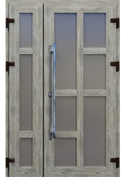 Металопластикові двері WDS Полуторні Модель 326