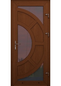 Металопластикові двері WDS Одинарні Модель 41