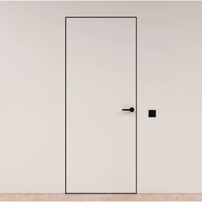 Межкомнатные Двери Danapris Скрытого монтажа 45 профиль с черным обкладом Под покраску-0