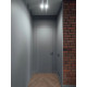 Межкомнатные Двери Скрытого Монтажа Adoor Loft 45 профиль с черным обкладом Под покраску