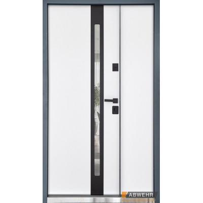 Вхідні Двері Defender (KTM) 506 Nordi Glass RAL 7021Т 1200 Abwehr-1