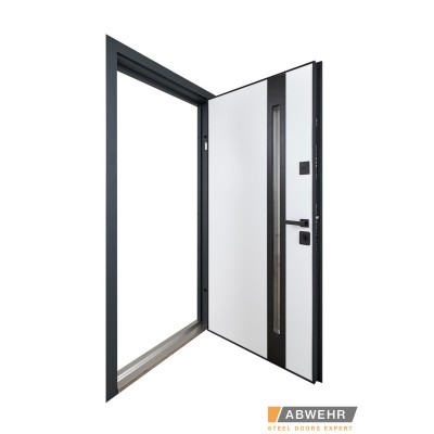 Входные Двери Defender (KTM) 506 Nordi Glass RAL 7021Т Abwehr-2
