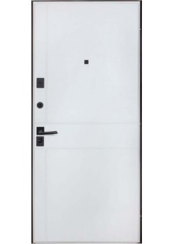 Двери К-8 (КВАДРО) МОДЕЛЬ 540/249 WAVESTONE GREY / Белый Супермат WHITE Булат