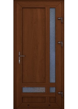 Металопластикові двері WDS Одинарні Модель 56