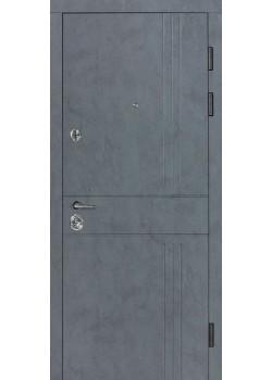 Двери B-606 Модель 250 Бетон антрацит/Оксид белый Булат