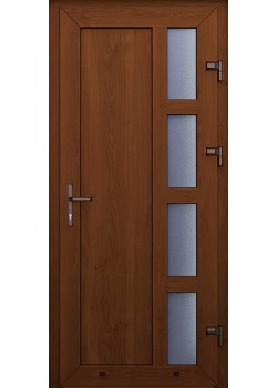 Металопластикові двері WDS Одинарні Модель 62