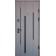 Входные Двери 623 софт-тач элегантный серый/белый супермат (фурнитура хром) "Magda"-2-thumb
