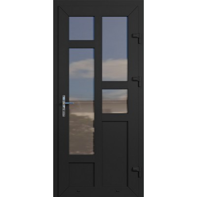 Металопластикові двері WDS Одинарні Модель 66-0