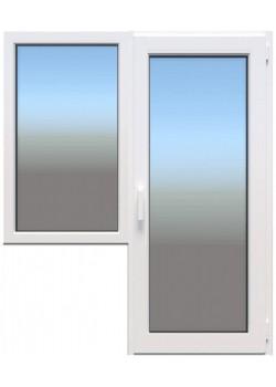 Балконний блок WDS 5S з глухим вікном і поворотно-відкидними дверима 1800 x 2200 мм