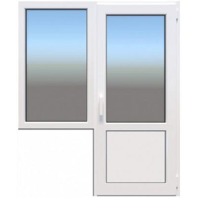 Балконний блок WDS 5S з глухим вікном і поворотно-відкидними дверима 1800 x 2200 мм-0